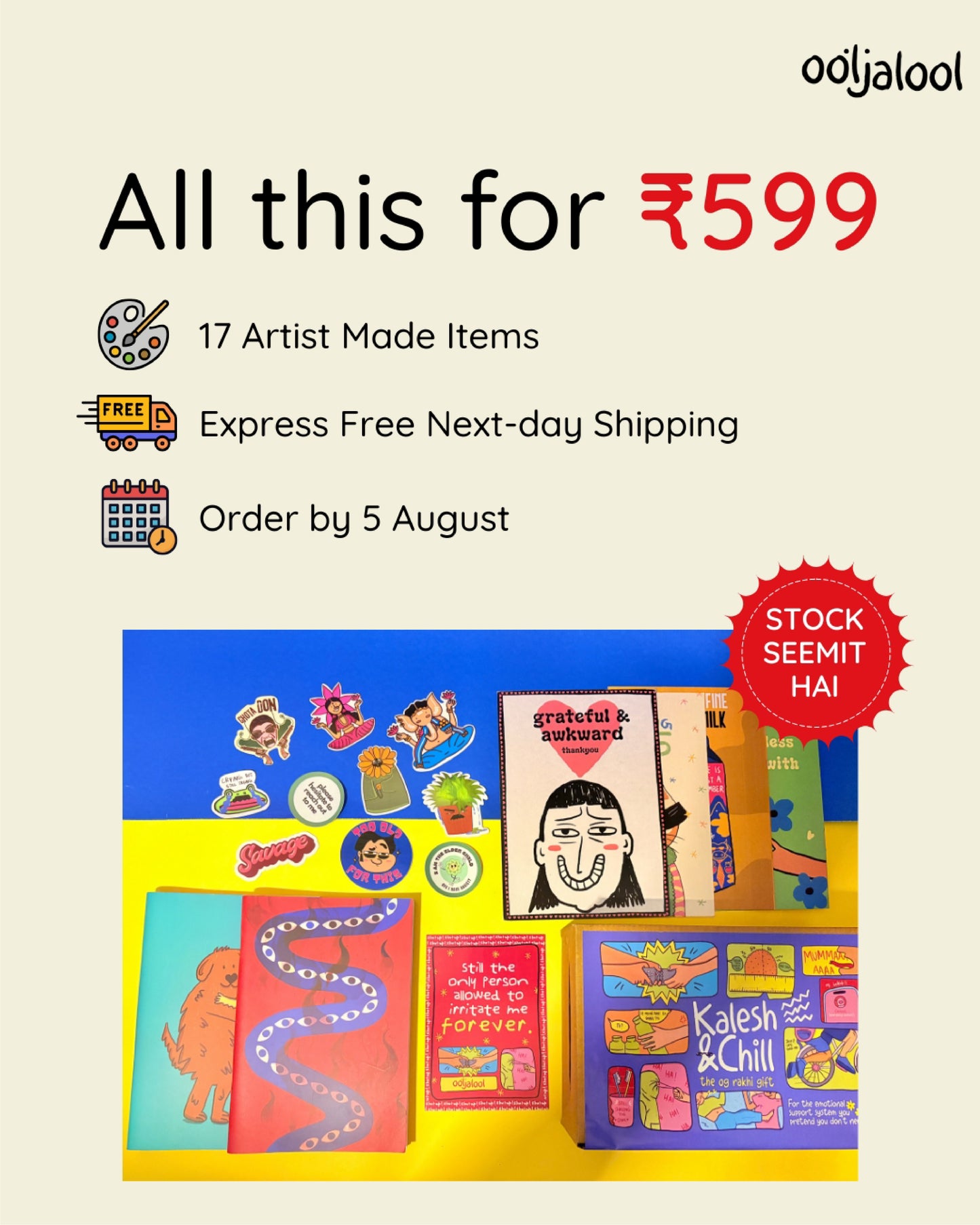"Kalesh & Chill" Rakhi Gift Box