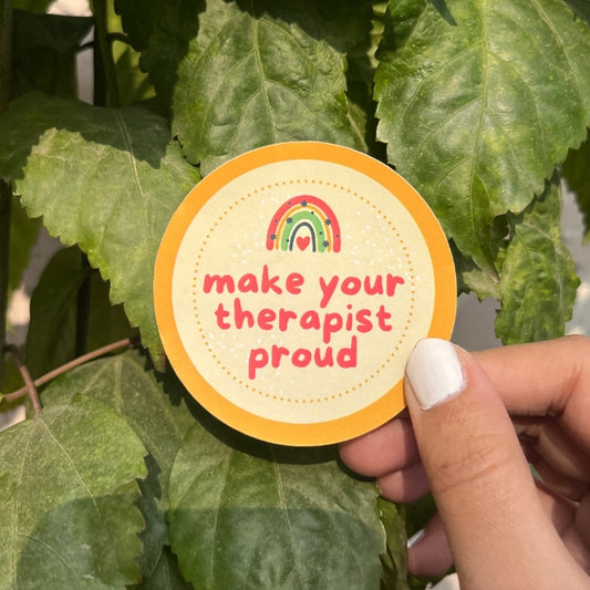 make your therapist proud sticker