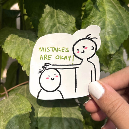 mistakes are okay sticker