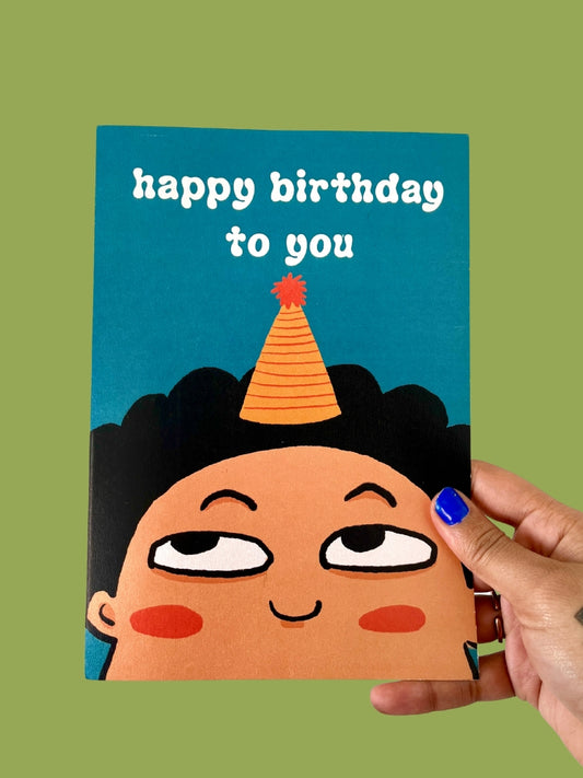 Happy birthday postcard