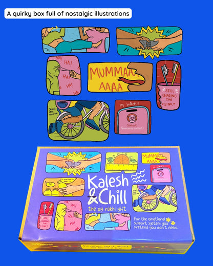 "Kalesh & Chill" Rakhi Gift Box