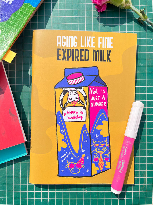 Aging like Expired Milk Notebook
